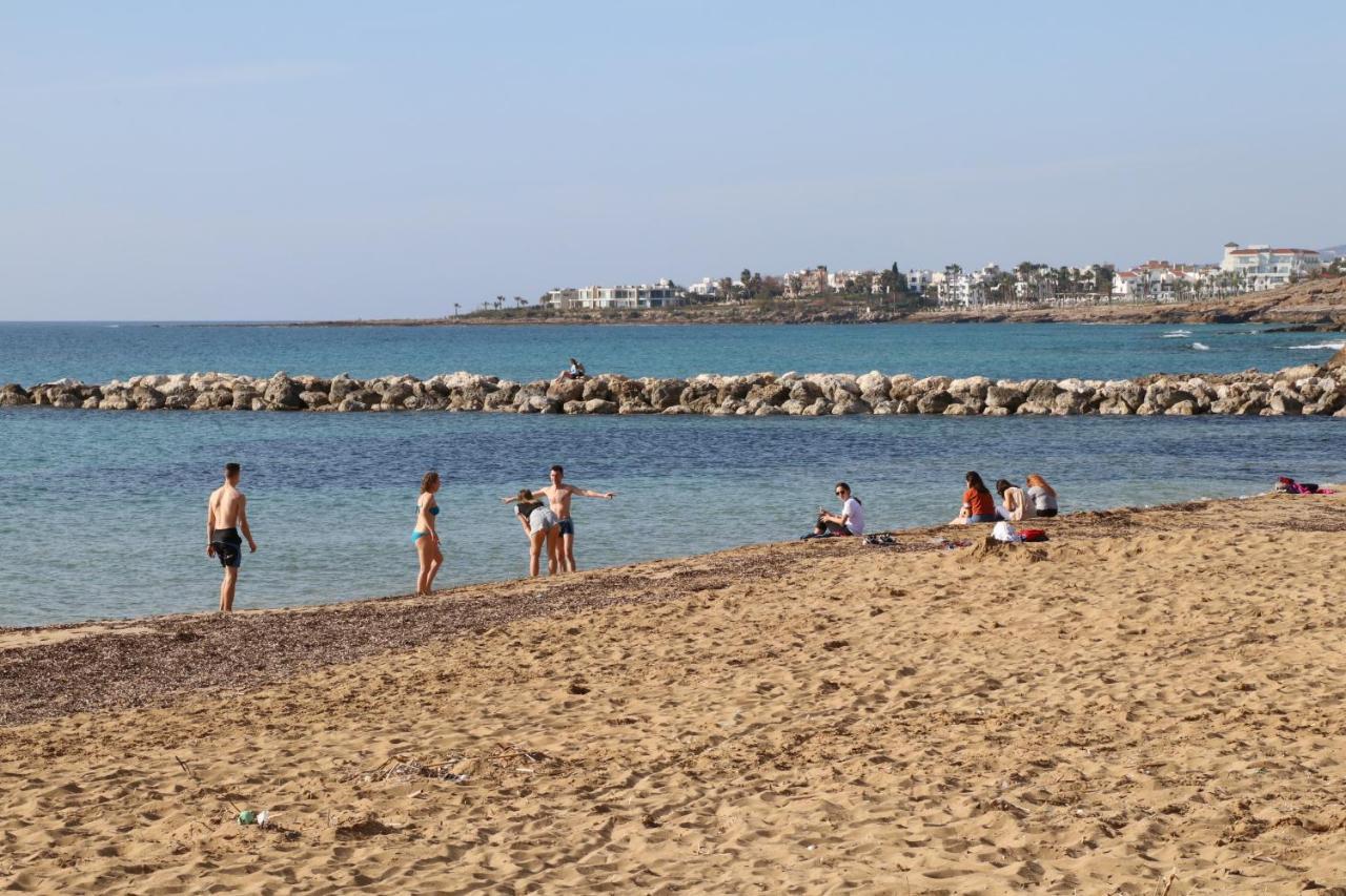 Cyking 2 Bed Apartment With Pool & 10 Min To Beach Paphos Eksteriør bilde