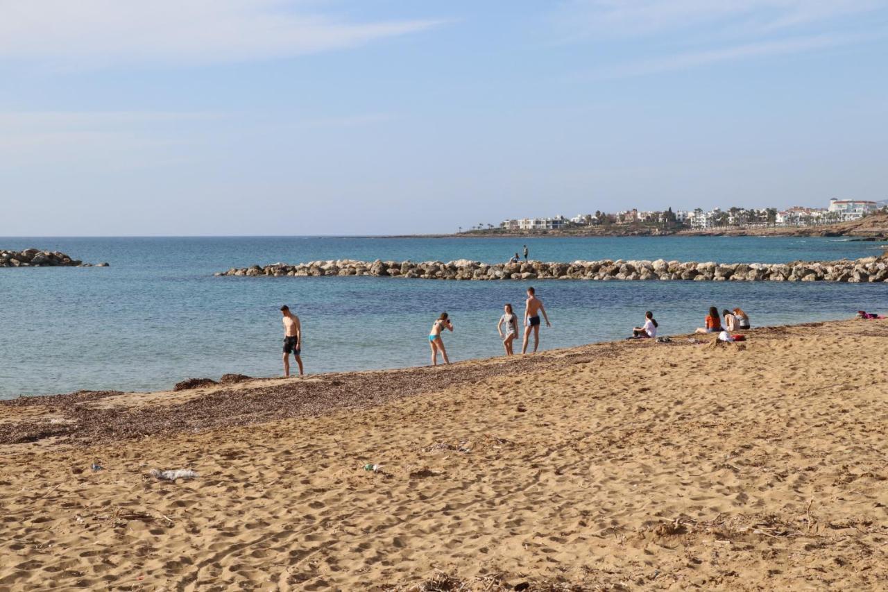 Cyking 2 Bed Apartment With Pool & 10 Min To Beach Paphos Eksteriør bilde